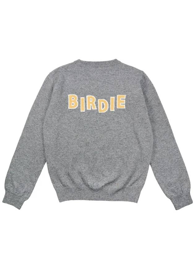 LOVE BIRDIE COLORING KNIT Love Buddy Crew Neck Color Knit GRAY - MONBIRDIE GOLF - BALAAN 2