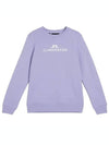 Women's Alpha Crew Neck Sweatshirt Purple - J.LINDEBERG - BALAAN 2