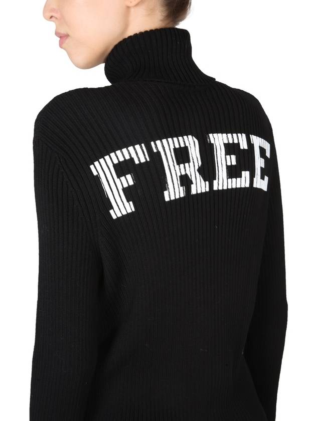 bag free logo knit turtleneck black - BALENCIAGA - BALAAN 3