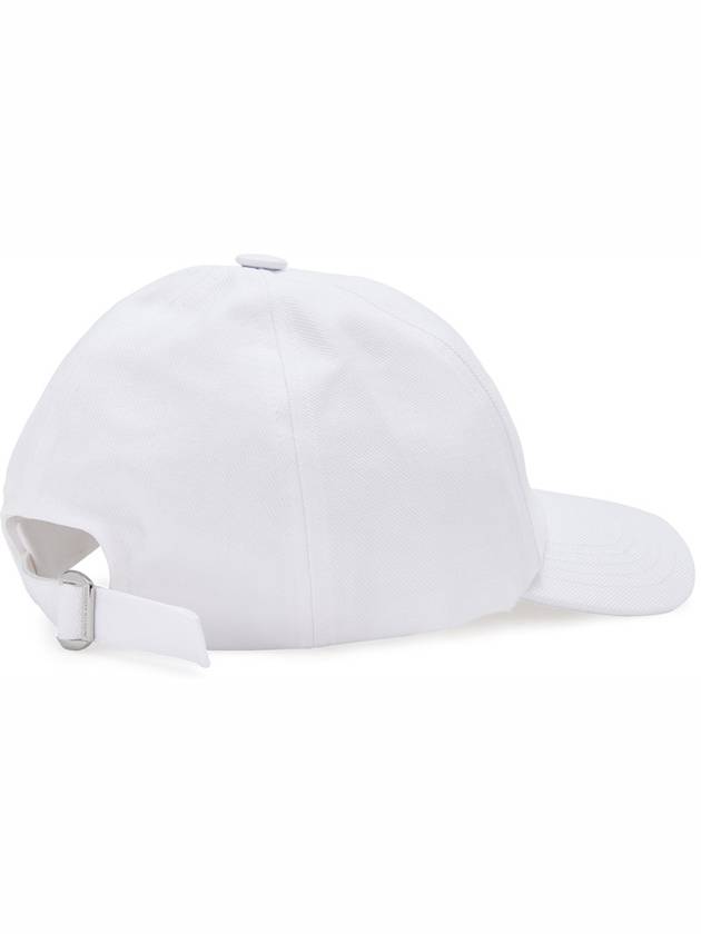 Large Fox Head Embroidered 6P Ball Cap White - MAISON KITSUNE - BALAAN 6