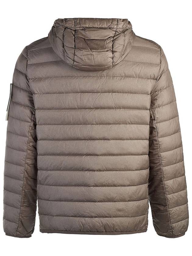 Loom Woven Chambers R Nylon Down TC Light Hoodie Down Jacket Dove Grey - STONE ISLAND - BALAAN 4