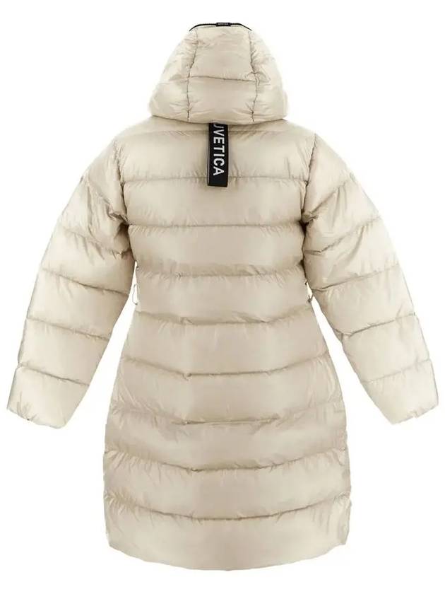 Choo Logo Hooded Down Padding Beige - DUVETICA - BALAAN 4