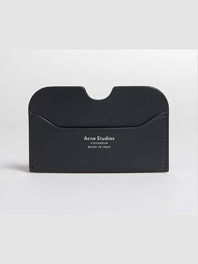 ELMA silver stamp cutout slot card holder black CG0107 - ACNE STUDIOS - BALAAN 2