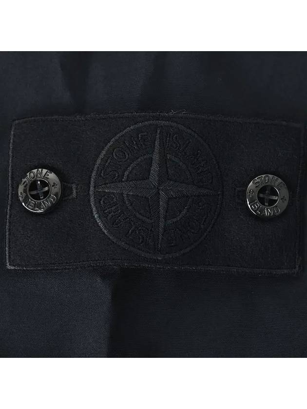 Stone Ghost Piece Overshirt Black 8115107F1 - STONE ISLAND - BALAAN 4