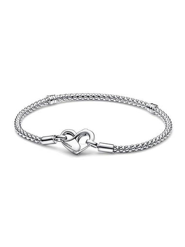 Moments Stud Chain Bracelet Silver - PANDORA - BALAAN 1