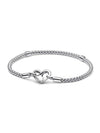 Moments Stud Chain Bracelet Silver - PANDORA - BALAAN 1