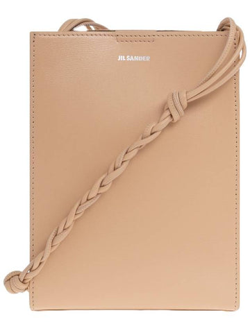 Tangle Small Leather Cross Bag Beige - JIL SANDER - BALAAN 1