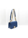 Caviar Gold Plated Medium Boy Bag Blue Ponce Tote Shoulder 27th A67086 - CHANEL - BALAAN 3