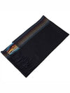 Rainbow Cashmere Muffler Black - PAUL SMITH - BALAAN 4