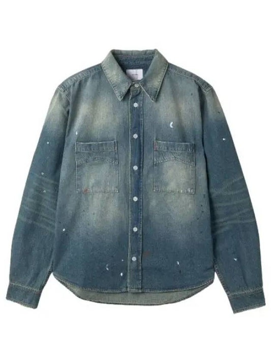 denim shirt indigo - RHUDE - BALAAN 1