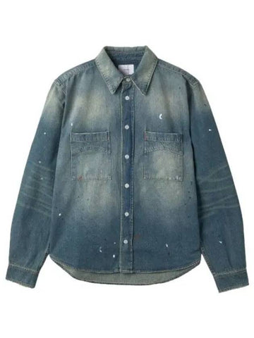 denim shirt indigo - RHUDE - BALAAN 1