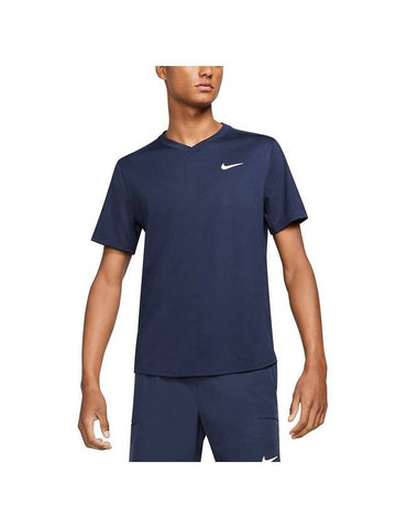 Victory Court Dri Fit Short Sleeve T-shirt Navy - NIKE - BALAAN 1