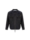 real denim ridre jaket painting Black Denim - COELONINE - BALAAN 2