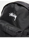 AU Australia Graffiti Canvas Backpack ST713023 Black ONE SIZE - STUSSY - BALAAN 4