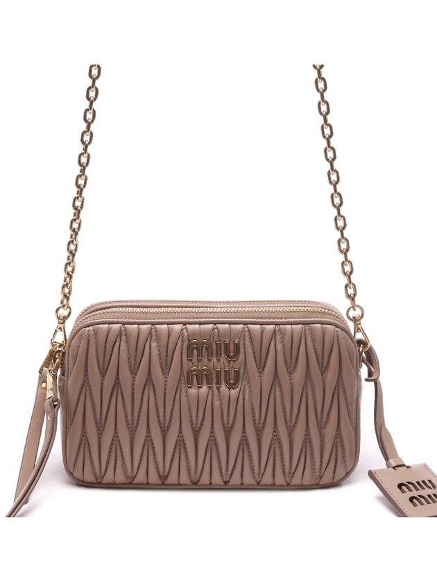 Materasse Nappa Leather Mini Bag Cameo - MIU MIU - BALAAN 3