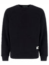 Label Logo Sweatshirt Black - ACNE STUDIOS - BALAAN 2