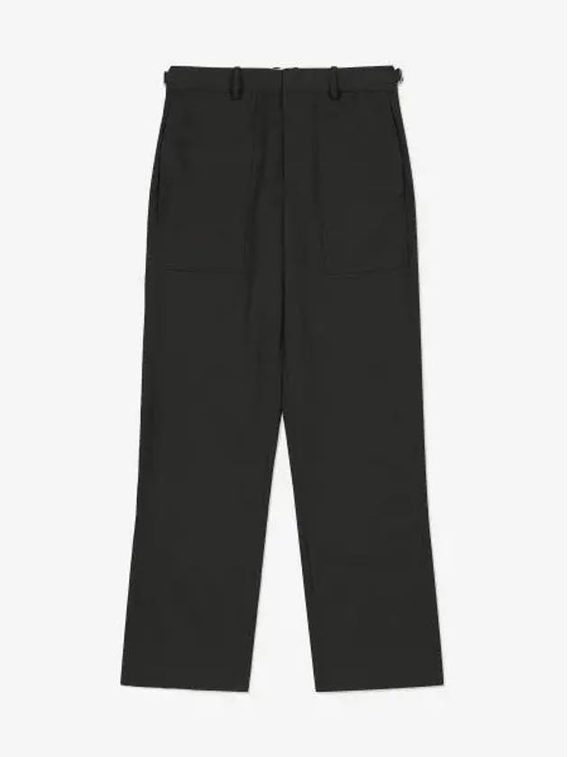 Helmut Lang Stretch Suit Pants Burnt Olive N02HM201AP0 - HELMUT LANG - BALAAN 1