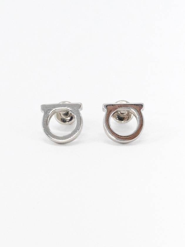 Gancini Earings Silver - SALVATORE FERRAGAMO - BALAAN 3