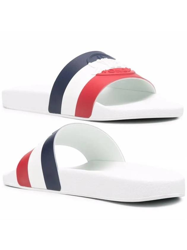 Jeanne Tri Color Slippers White - MONCLER - BALAAN 2