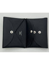 Calvi Duo Card Wallet Noir - HERMES - BALAAN 6