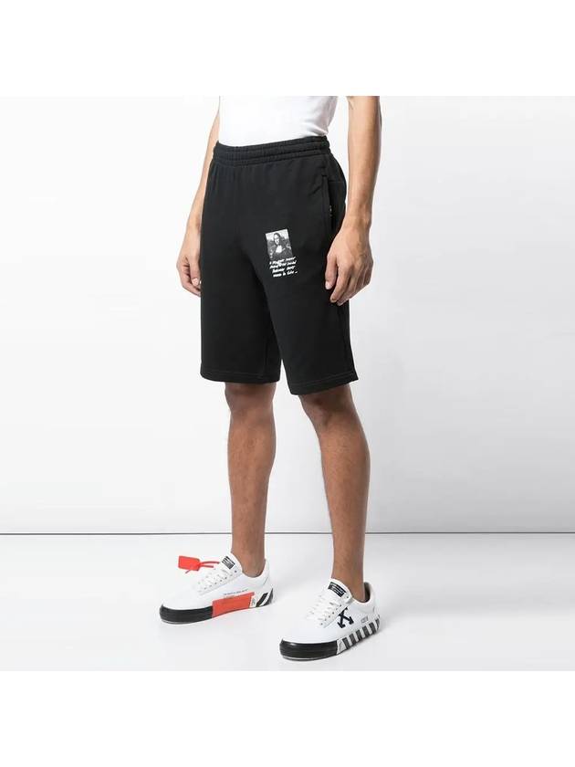 Mona Lisa Bermuda Shorts Black - OFF WHITE - BALAAN 4