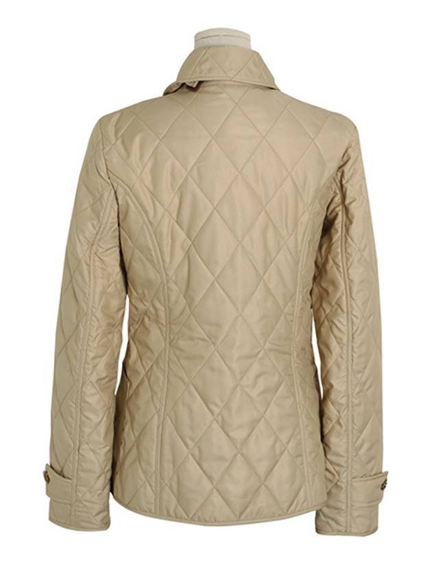 Diamond Quilted Thermoregulated Jacket New Chino Beige - BURBERRY - BALAAN 3