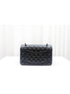 Classic Caviar Small Silver Chain Shoulder Bag Black A01113 - CHANEL - BALAAN 4