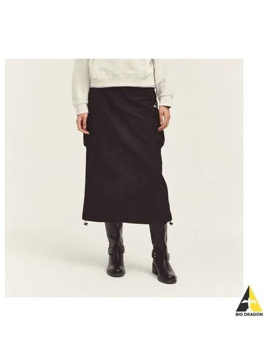 Women s Nylon Cargo Skirt 8111 Black - KANGOL - BALAAN 1