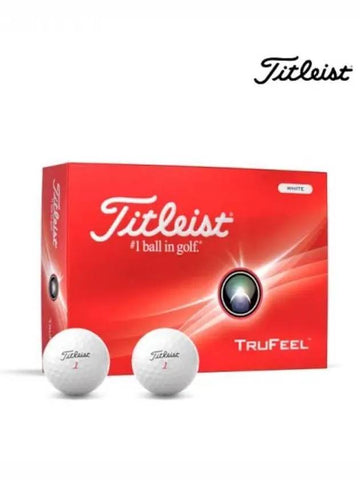 Trufeel White Golf Ball Domestic Product GQ5524072626929 - TITLEIST - BALAAN 1