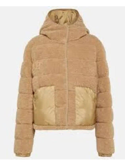 Audrieu Teddy short padded beige - MONCLER - BALAAN 2