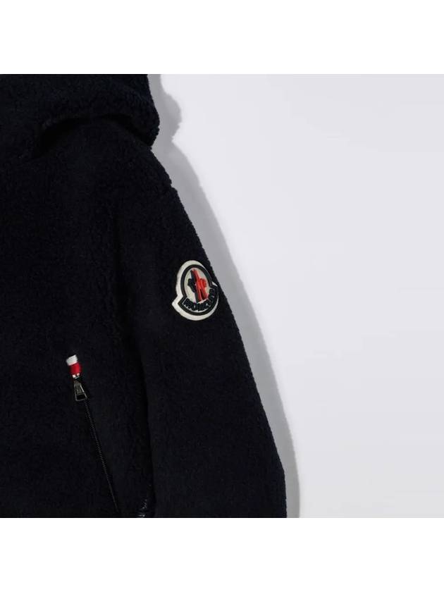 Kids Fleece Hooded Jacket 1B521 20 809BY 778 - MONCLER - BALAAN 4