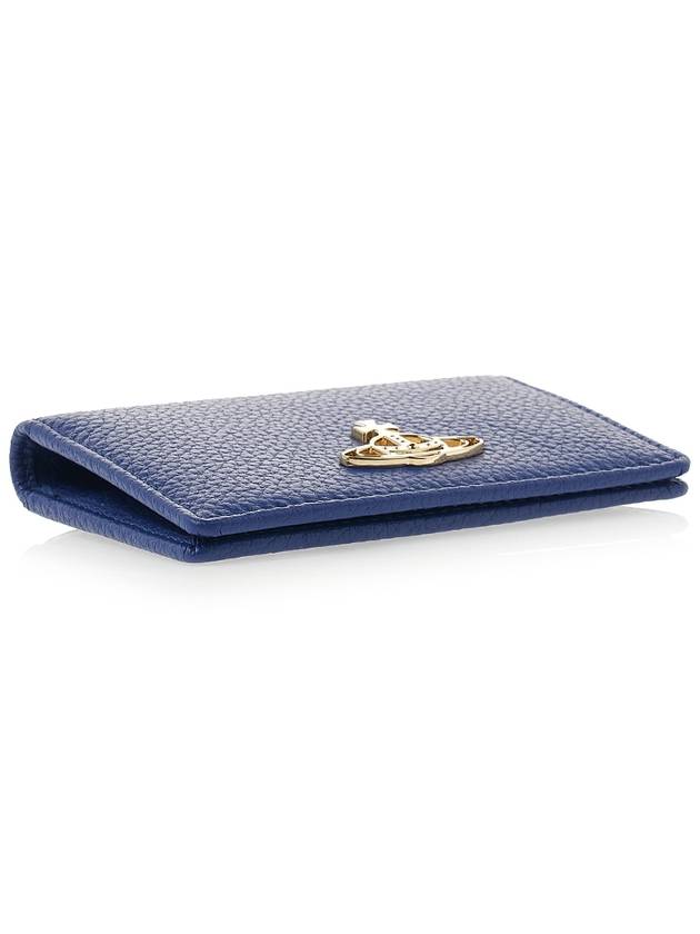 ORB Logo Card Wallet Blue - VIVIENNE WESTWOOD - BALAAN 6