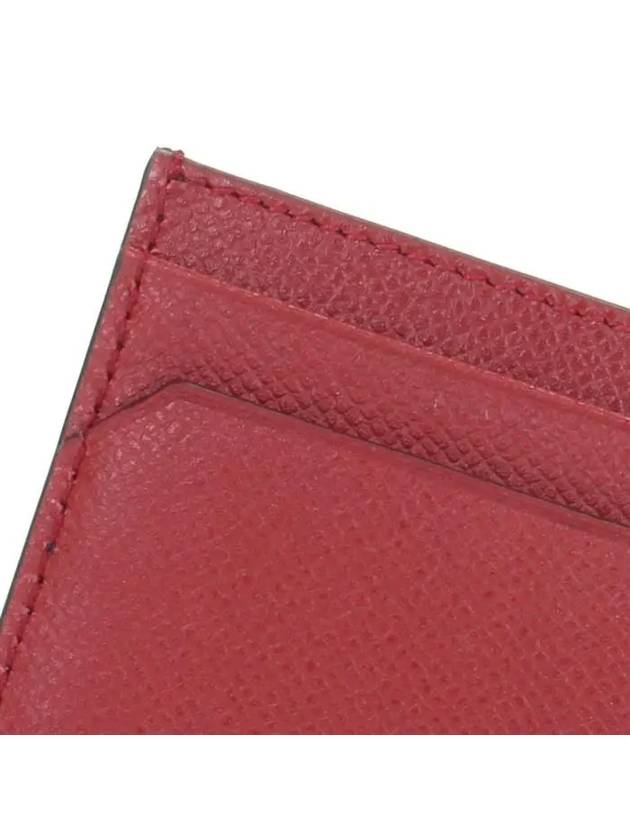 Color Block Card Wallet Black Red - BALLY - BALAAN.