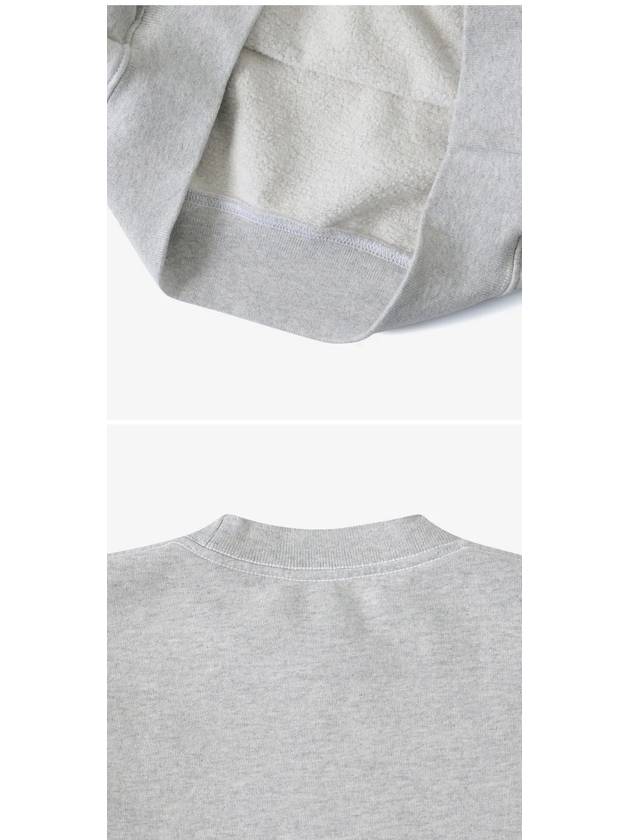 Track Field Flock Crew Neck Cotton Sweatshirt Light Oatmeal - SPORTY & RICH - BALAAN 4