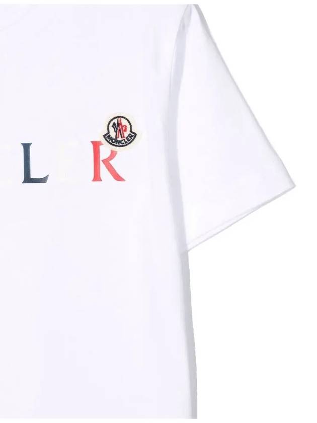 Kids Logo T Shirt 8C000 37 83907 002 - MONCLER - BALAAN 4