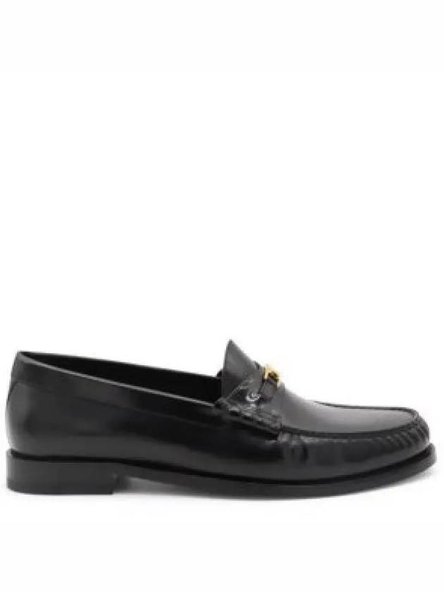 Luco Triomphe Polished Bull Loafers Black - CELINE - BALAAN 2