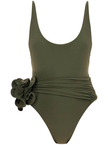 one-piece swimsuit with applied flower - MAGDA BUTRYM - BALAAN 1