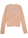 23FW Dindi DINDI cable cardigan nude 2363460239 002 - MAX MARA - BALAAN 3