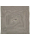 Signature Monogram Silk Scarf Beige - TOTEME - BALAAN 1