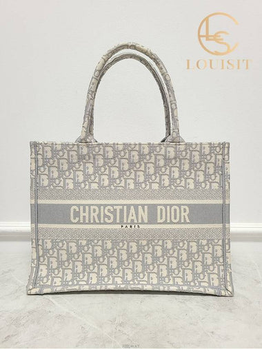 Used luxury goods Lewis It Gray oblique book tote medium - DIOR - BALAAN 1