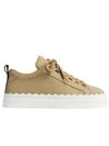 Women's Lauren Low Top Sneakers Beige - CHLOE - BALAAN 2