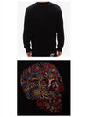 650434 QQZ69 0901 Motif Skull Sweatshirt Sweatshirt Black Men's T-shirt TJ - ALEXANDER MCQUEEN - BALAAN 5