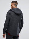 01863814038Tech Fleece Jacquard Hooded Zip JacketBlack - NIKE - BALAAN 9