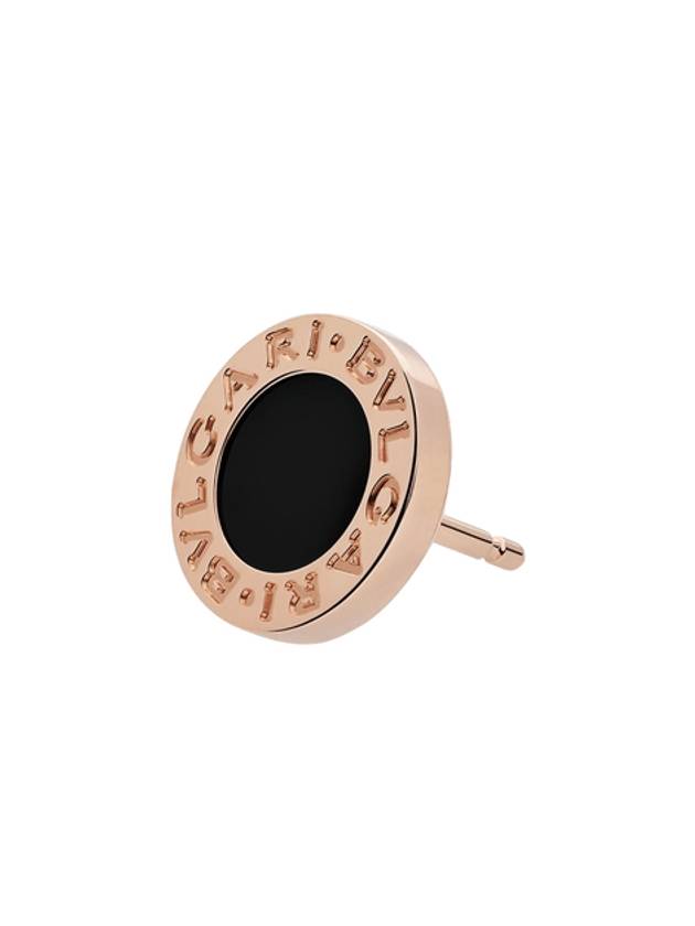 Single Earring Black Rose Gold - BVLGARI - BALAAN 2