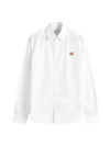 Long Sleeve Shirt MM00409WC5010 P100 WHITE - MAISON KITSUNE - BALAAN 2