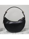 Arque Leather Shoulder Bag Black - PRADA - BALAAN 4