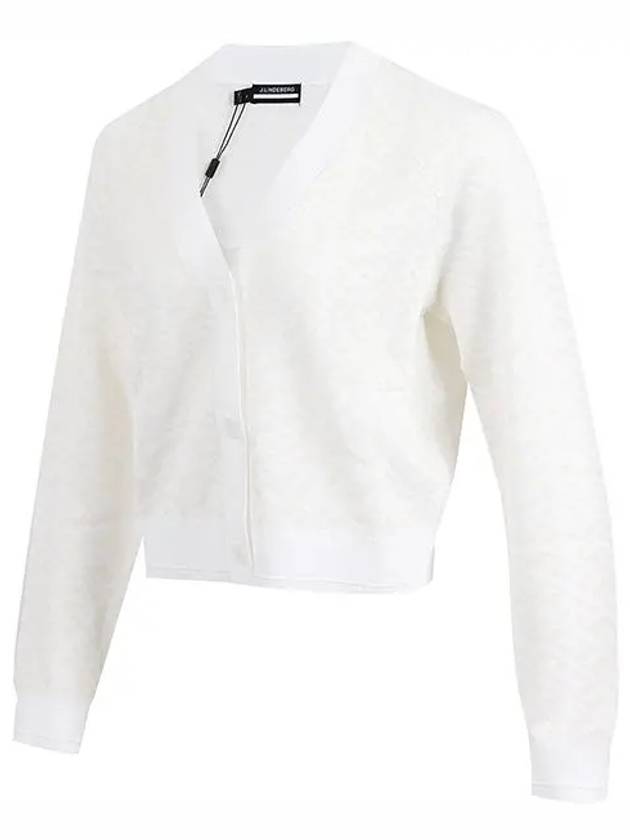 Women's Hanna Knit Cardigan White - J.LINDEBERG - BALAAN 3