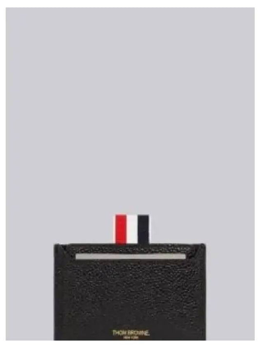 Pebble Grain Leather Mirror Case Black - THOM BROWNE - BALAAN 2