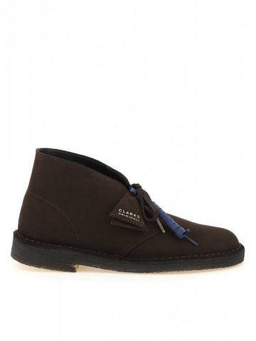 suede desert ankle boots brown - CLARKS - BALAAN.