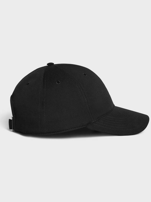 Eyewear Triomphe Embroidery Cotton Ball Cap Black - CELINE - BALAAN 5